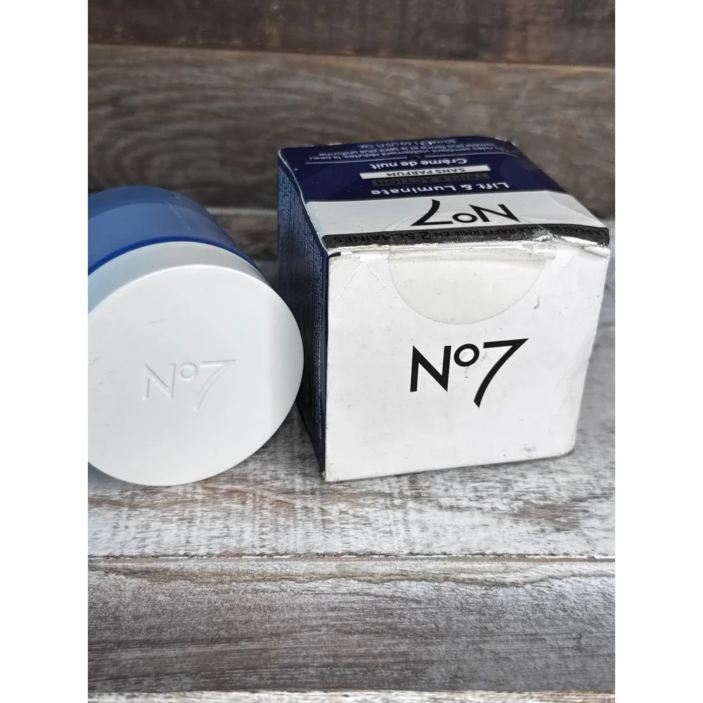 No7 Lift & Luminate Triple Action Night Cream 50ml NIB Damaged Box MSRP $32